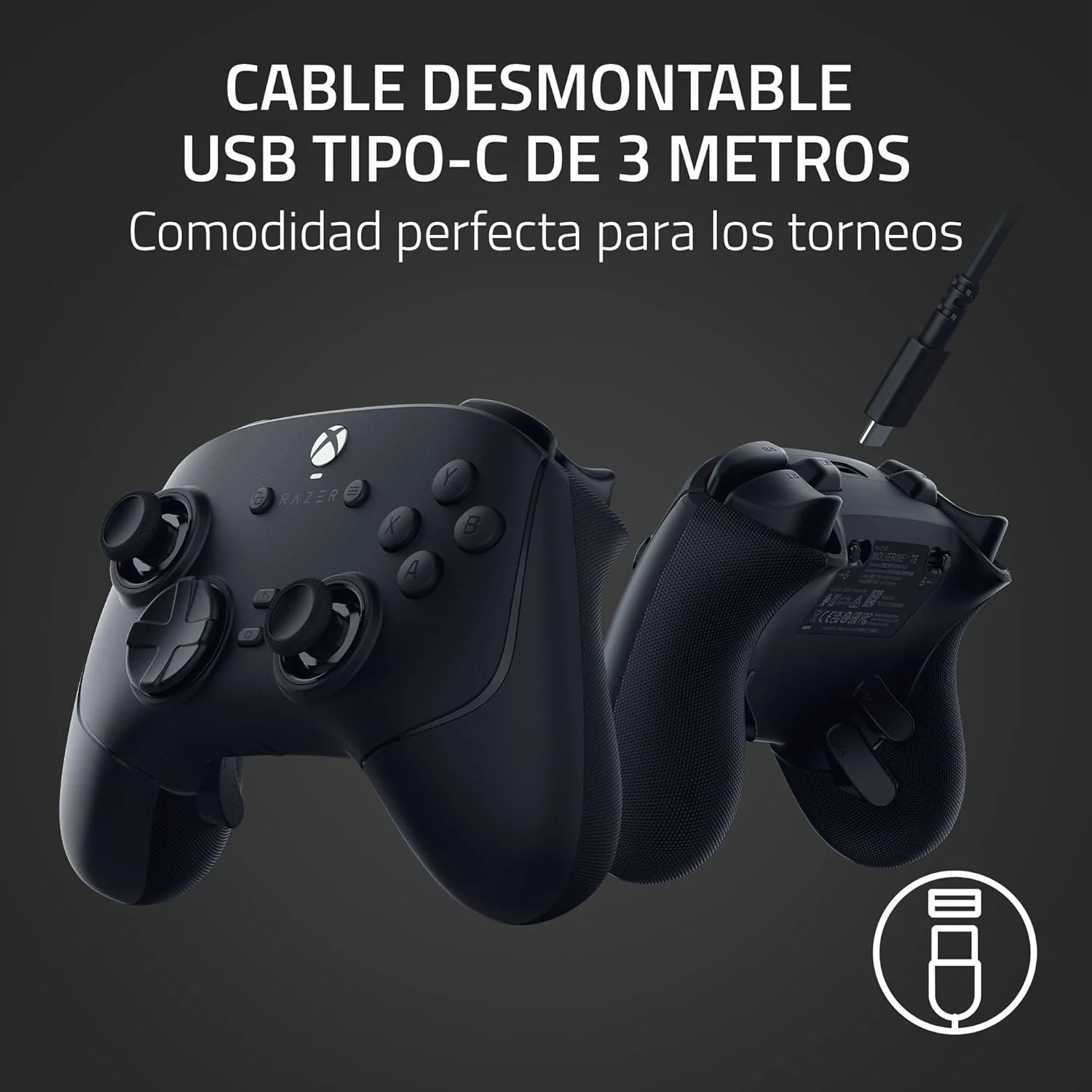 Comando Gaming Razer Wolverine V3 Tournament Edition Preto para PC e Xbox - Imagem 8