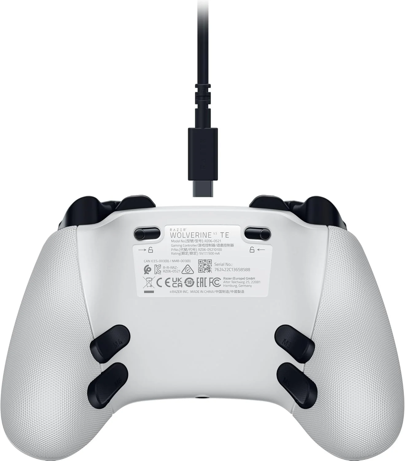 Comando Gaming Razer Wolverine V3 Tournament Edition Xbox Series X|S e PC Branco - Imagem 12