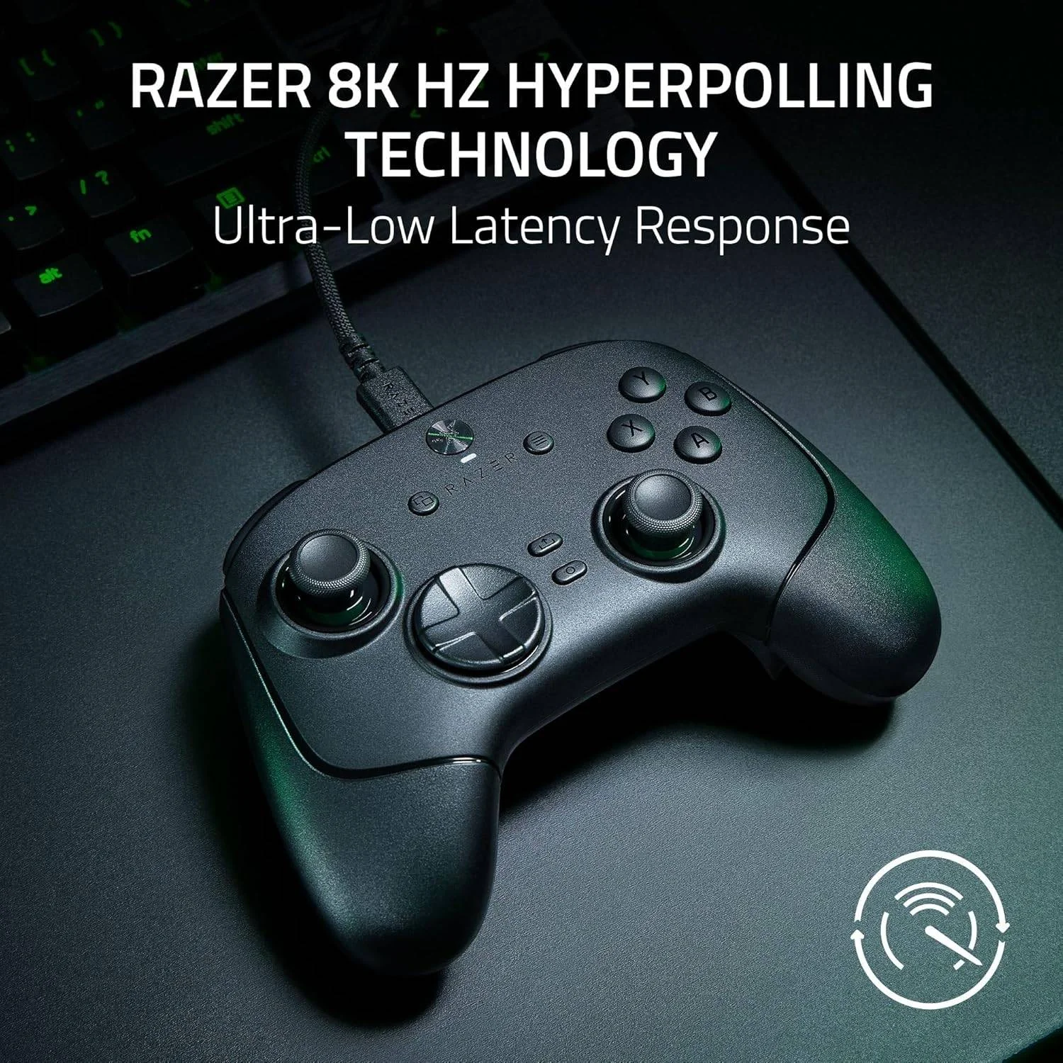 Comando Gaming Razer Wolverine V3 Tournament Edition para PC Azul - Imagem 2
