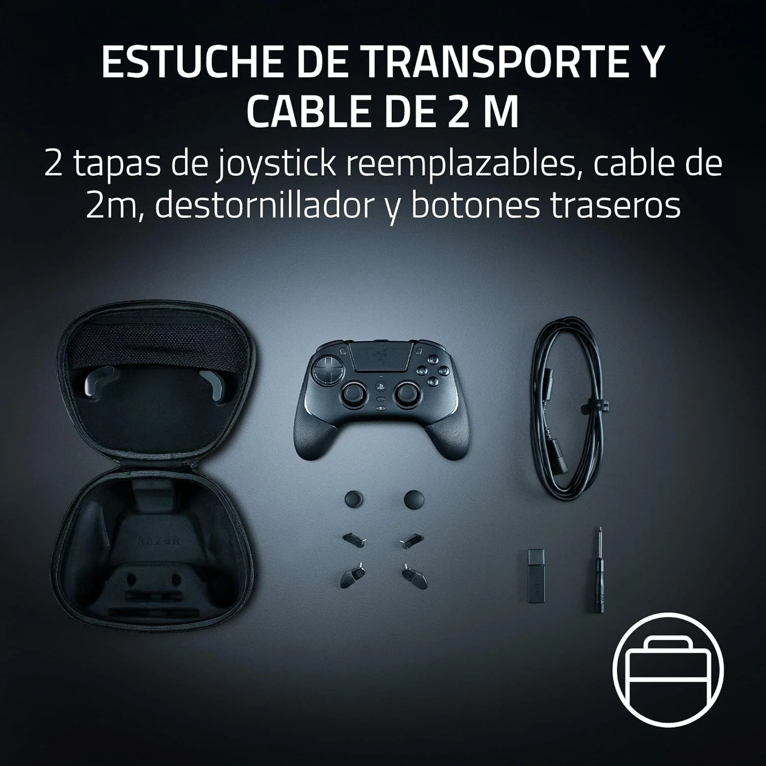 Comando Gaming Razer Raiju V3 Pro PlayStation 5 e PC Preto - Imagem 9