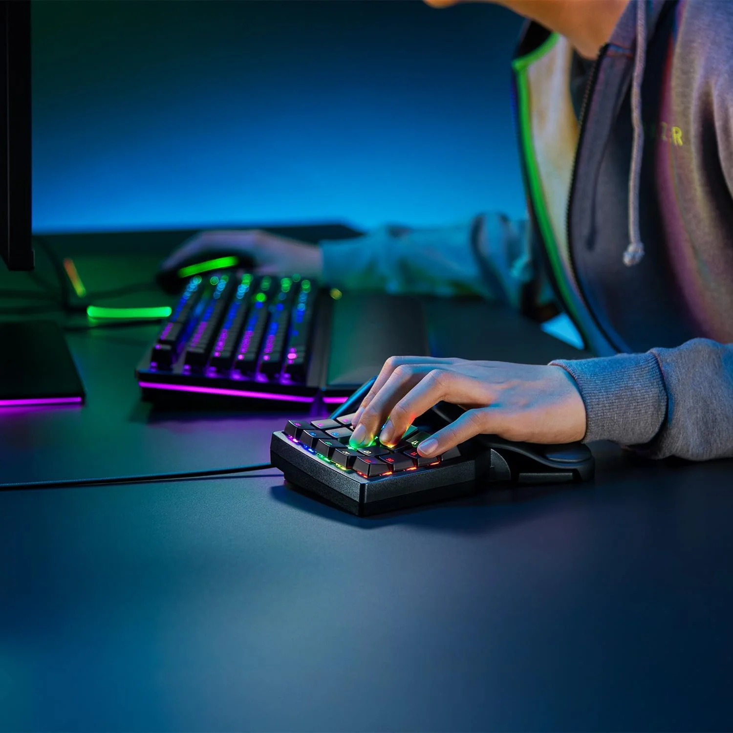 Comando Gaming Razer Tartarus Pro Switches Óticos Analógicos Preto - Imagem 13