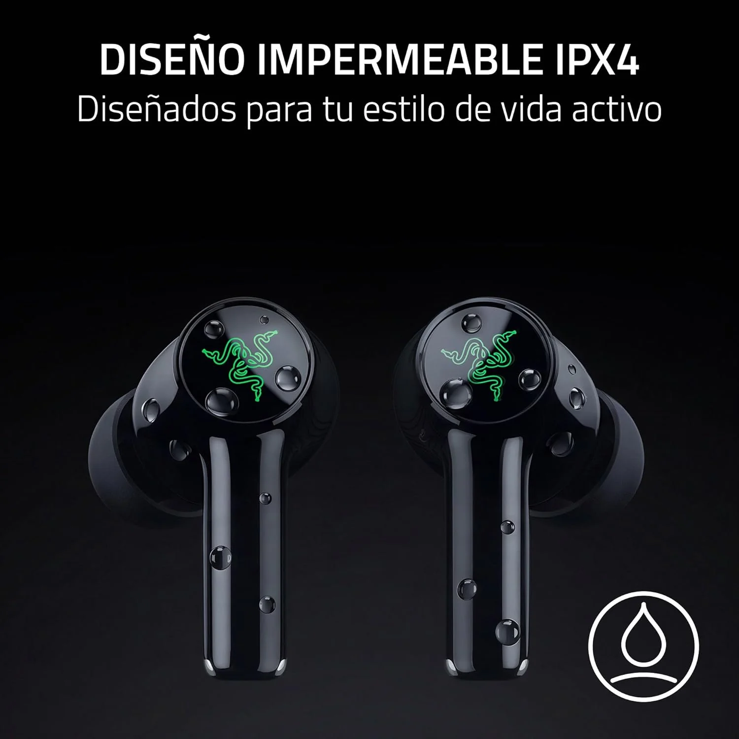 Auriculares Gaming Razer Hammerhead V3 X HyperSpeed Wireless 2.4GHz Bluetooth 5.3 35H - Imagem 5
