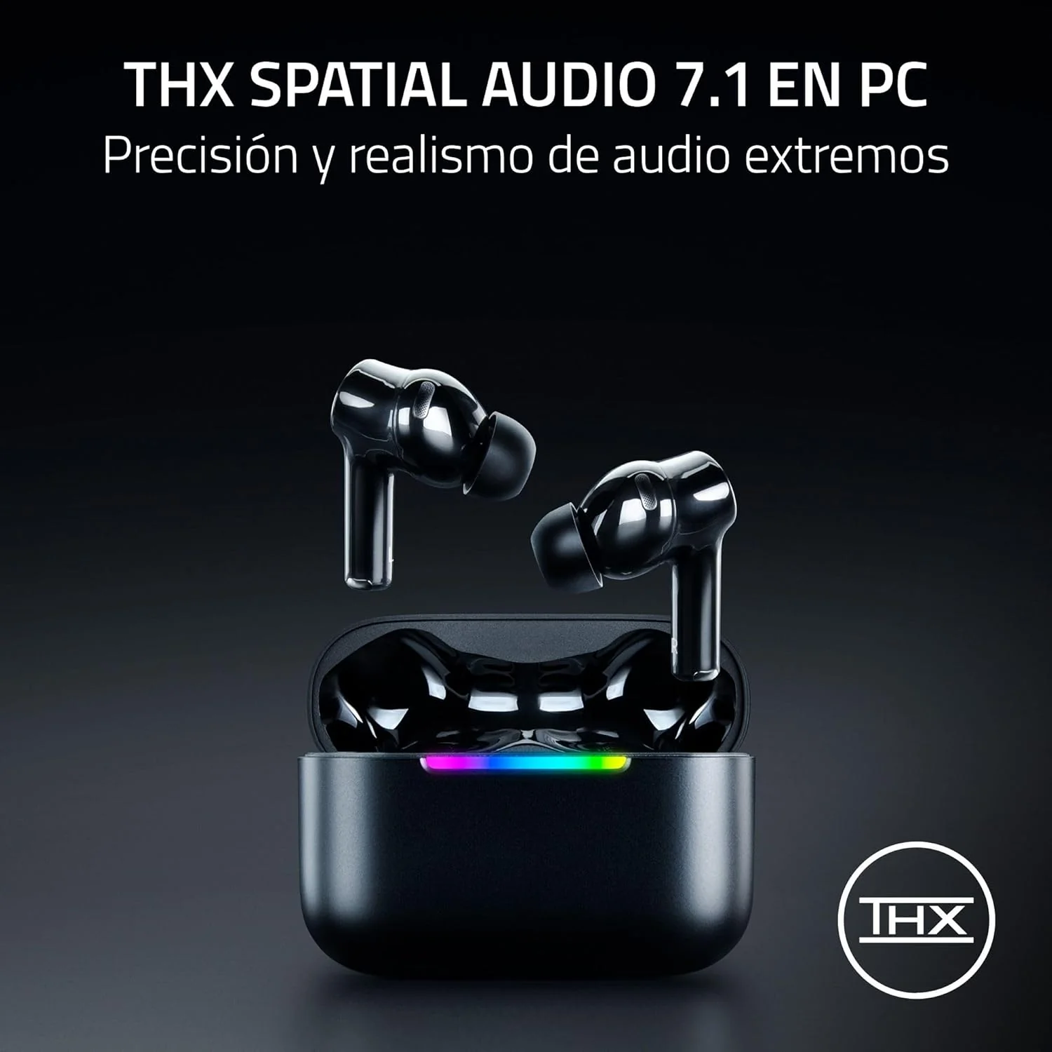 Auriculares Gaming Razer Hammerhead V3 X HyperSpeed Wireless 2.4GHz Bluetooth 5.3 35H - Imagem 7