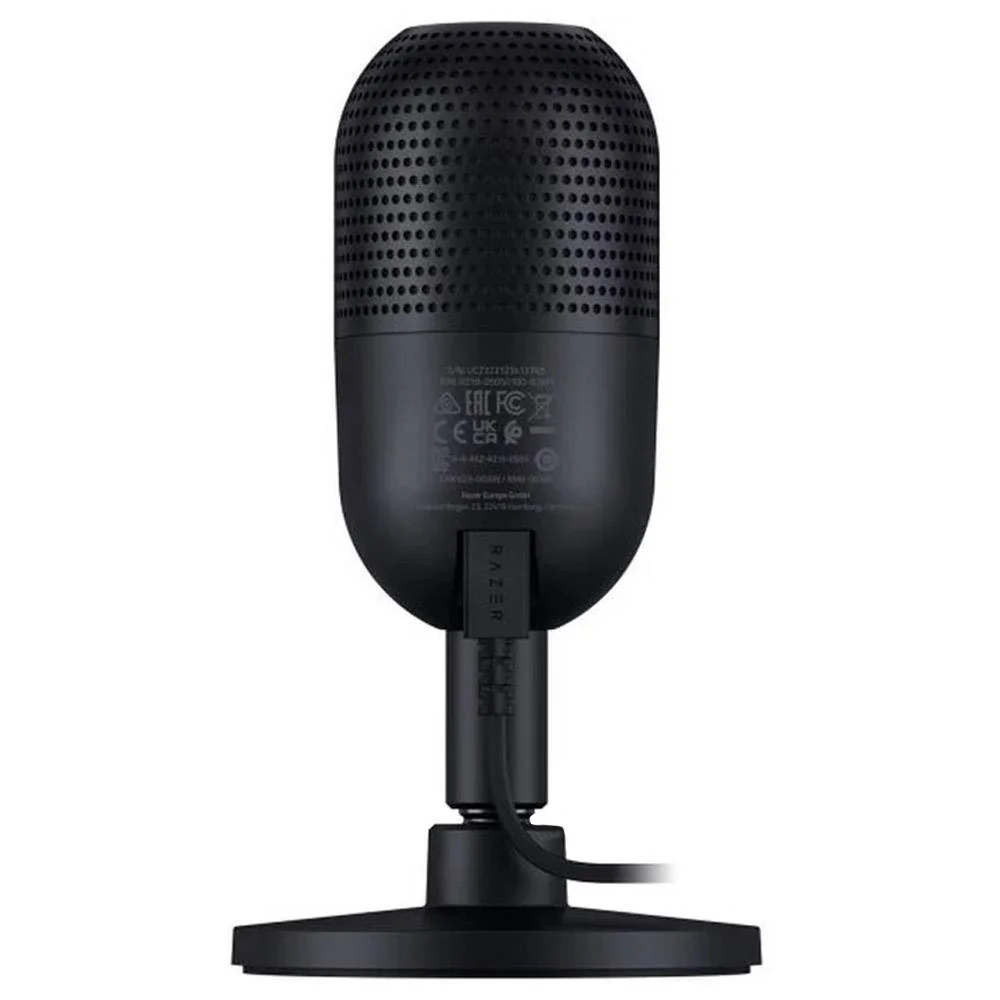Microfone Streaming Razer Seiren V3 Mini USB Cardióide para Podcast Vlog Streaming Compacto Preto - Imagem 9