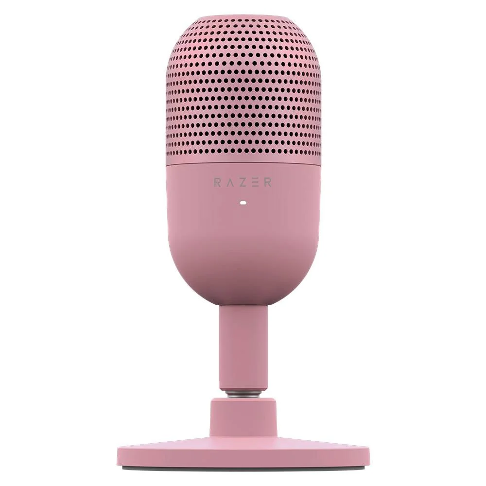 Microfone USB Razer Seiren V3 Mini Quartz Rosa para Streaming e Podcasting