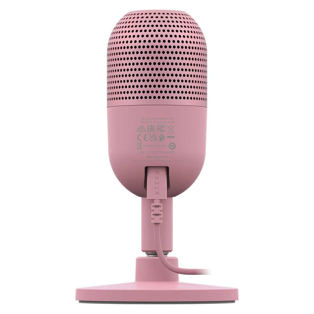 Microfone USB Razer Seiren V3 Mini Quartz Rosa para Streaming e Podcasting - Imagem 9