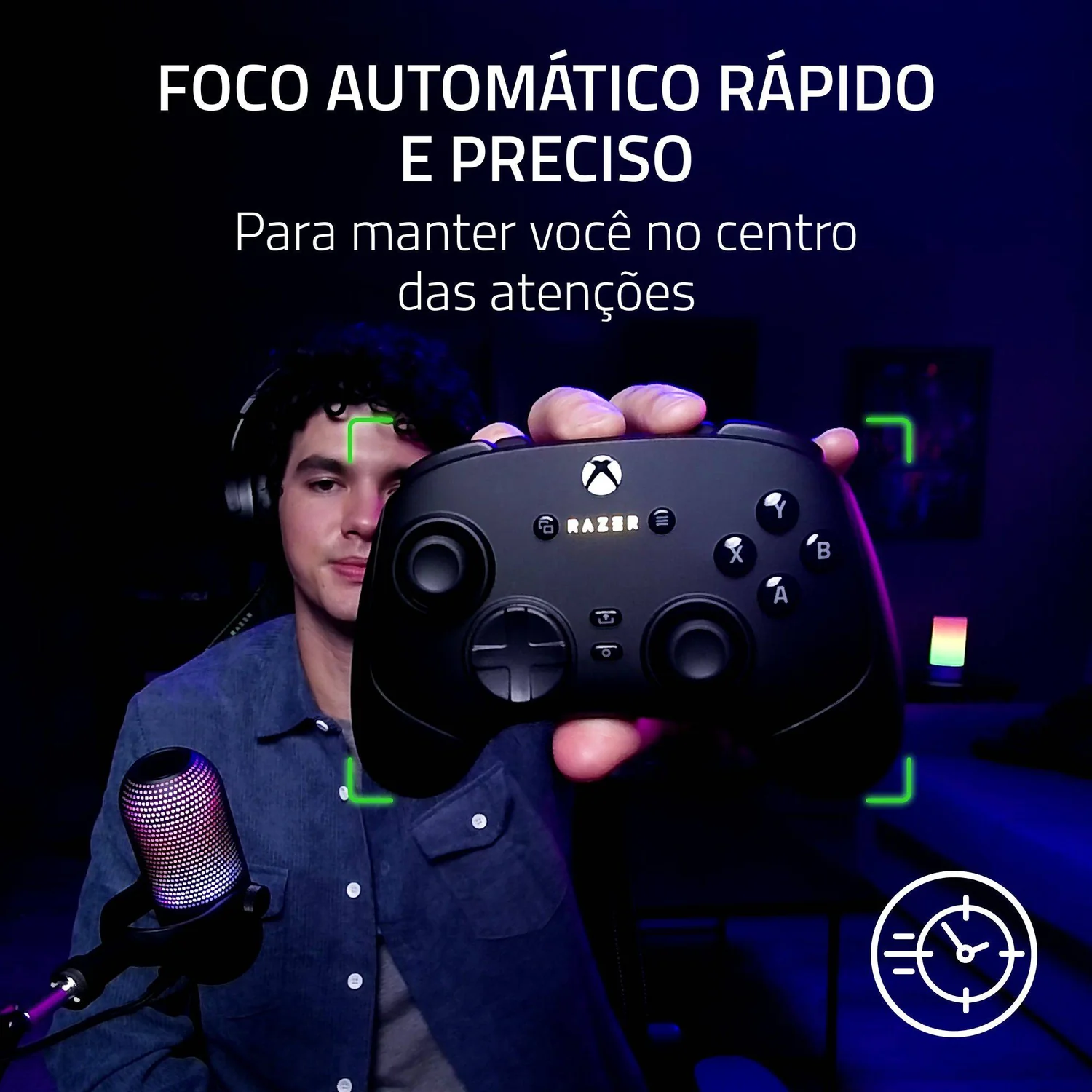 Webcam Razer Kiyo V2 X Black Full HD Streaming USB - Imagem 3