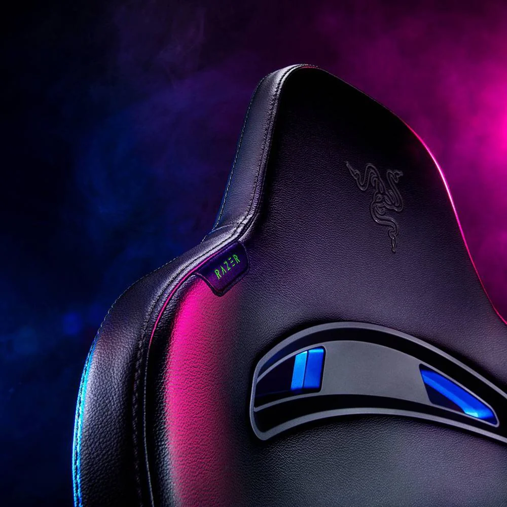 Cadeira Gaming Razer Enki Preta com Apoio Lombar Integrado e Espuma de Alta Densidade - Imagem 7