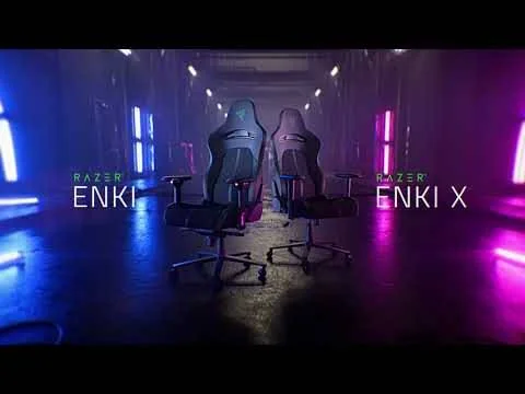 Cadeira Gaming Razer Enki Preta com Apoio Lombar Integrado e Espuma de Alta Densidade - Imagem 2