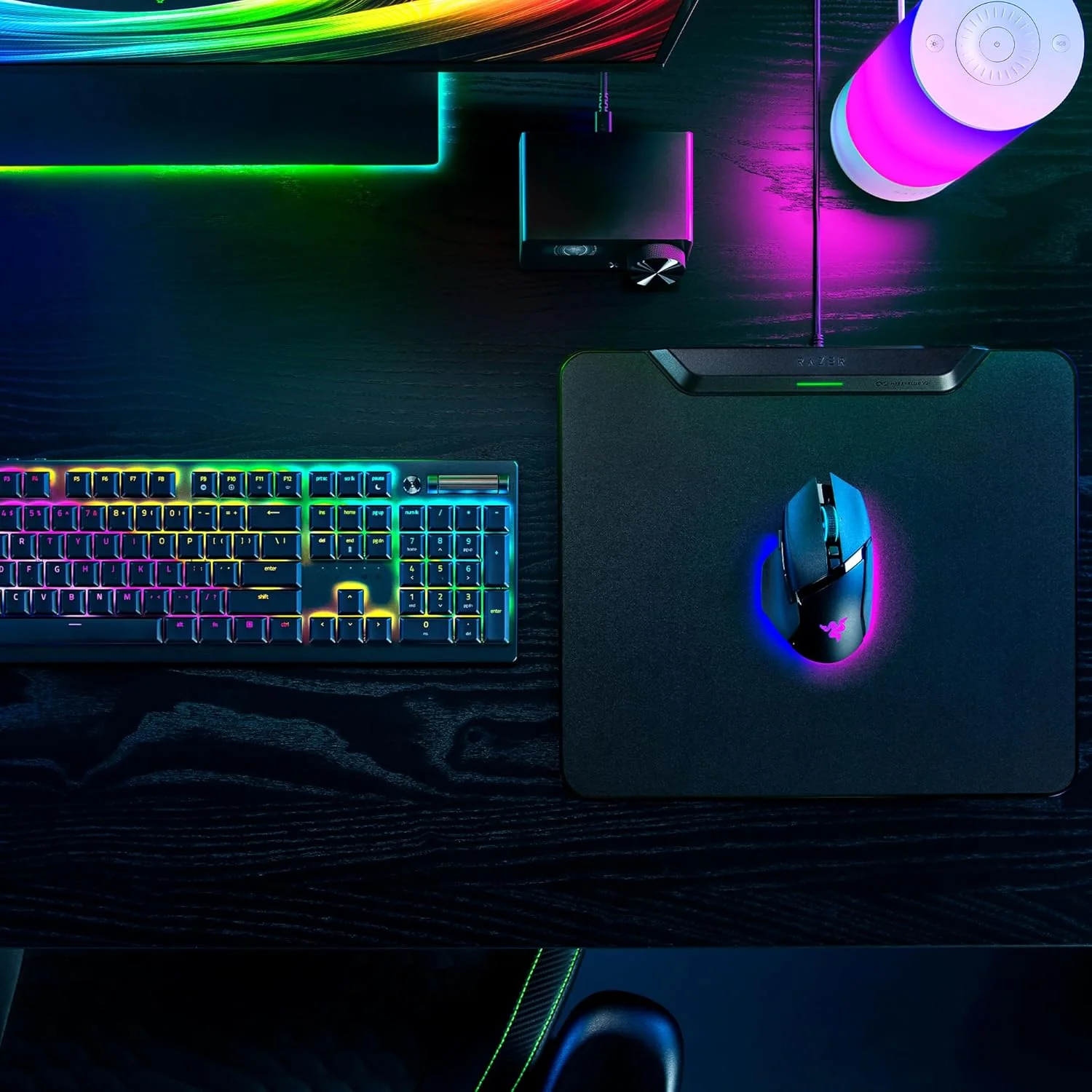 Tapete de rato gaming Razer HyperFlux V2 Hard Edition para carregamento sem fios - Imagem 14