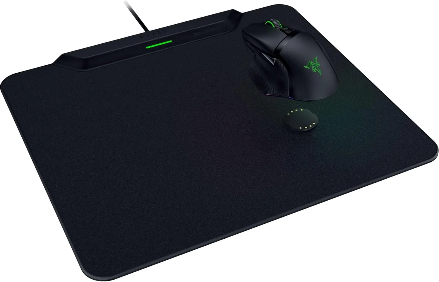 Tapete de rato gaming Razer HyperFlux V2 Hard Edition para carregamento sem fios - Imagem 8