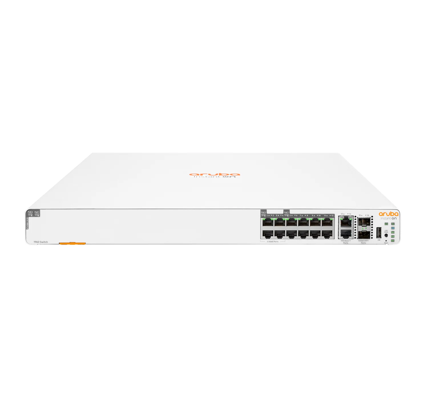 Switch Aruba Instant On 1960 8p 1G 4p Multi-Gig 2p 10GBASE-T 2p SFP+ PoE 480W