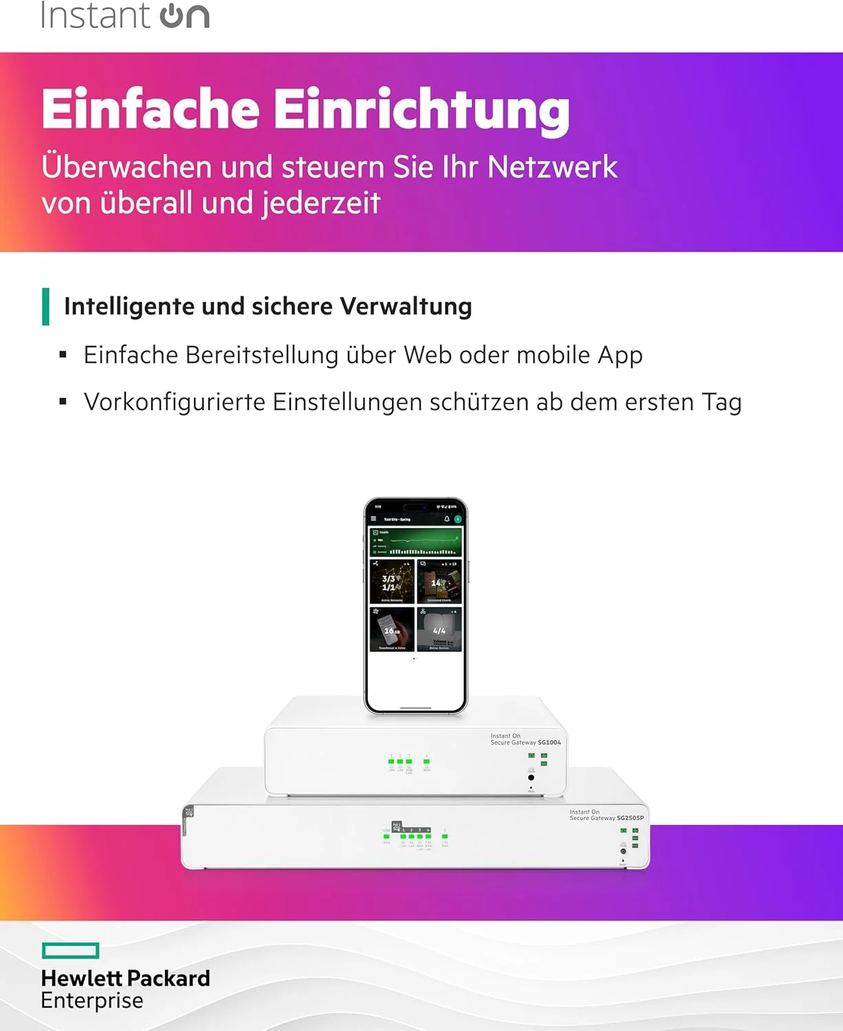 Gateway de Segurança HPE Aruba Instant On SG1004 4 Portas Gigabit VPN Firewall - Imagem 6
