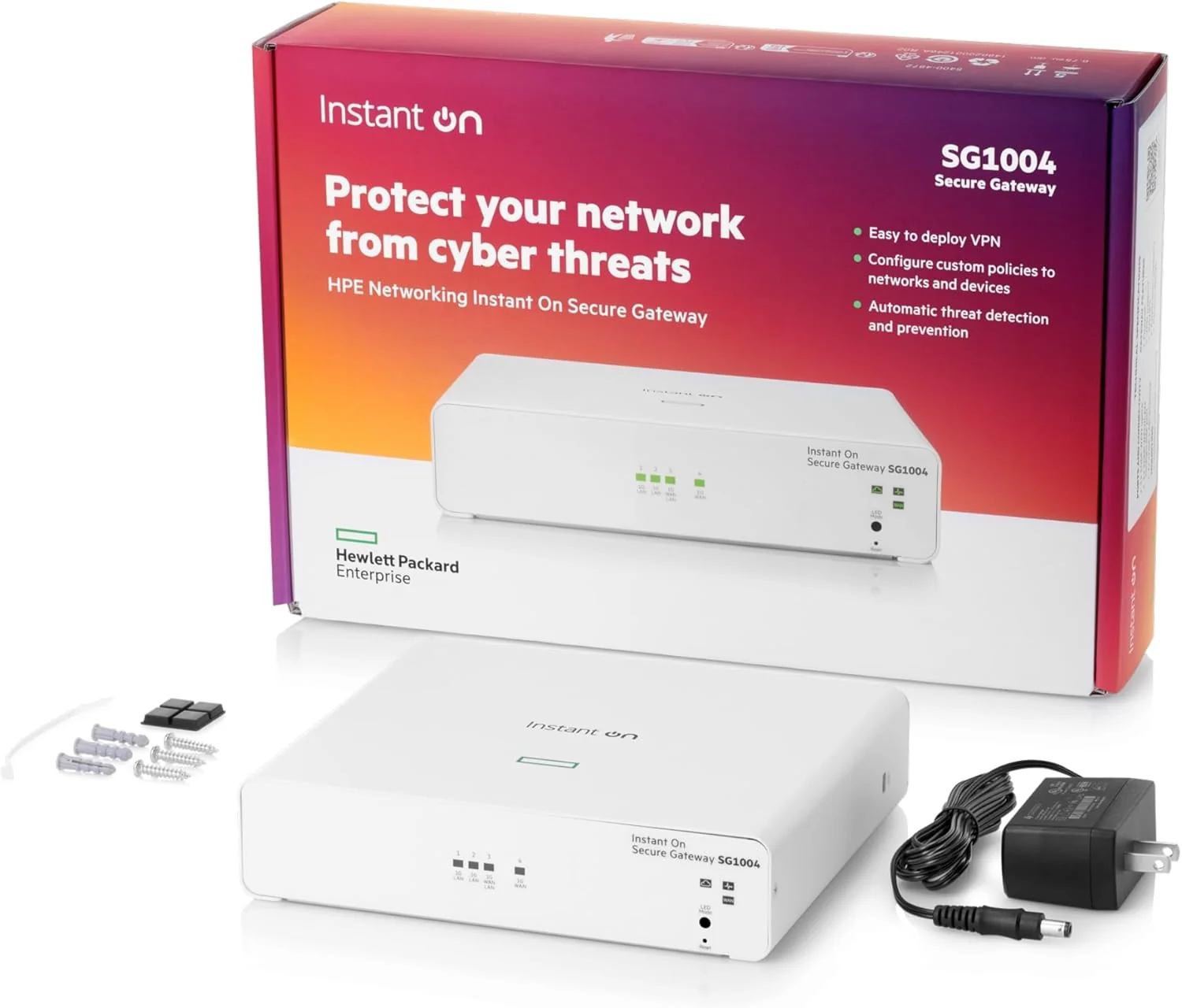 Gateway de Segurança HPE Aruba Instant On SG1004 4 Portas Gigabit VPN Firewall - Imagem 2