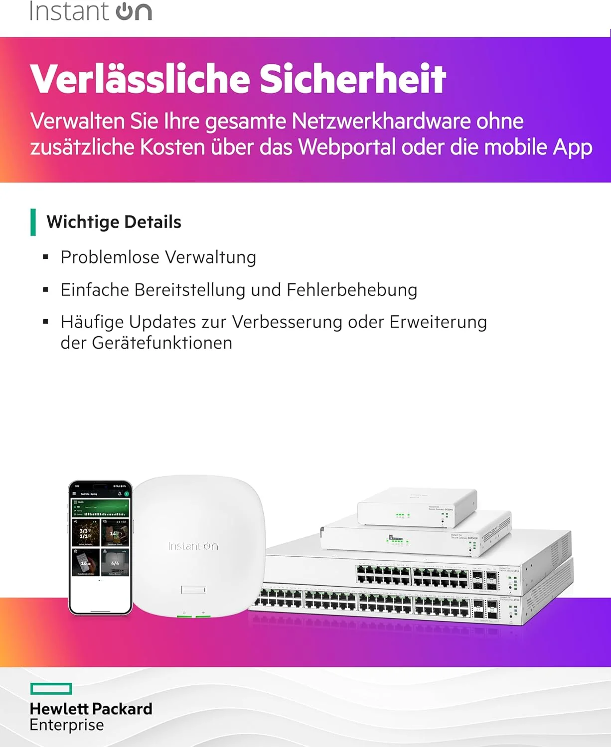 Gateway de Segurança HPE Aruba Instant On SG1004 4 Portas Gigabit VPN Firewall - Imagem 7