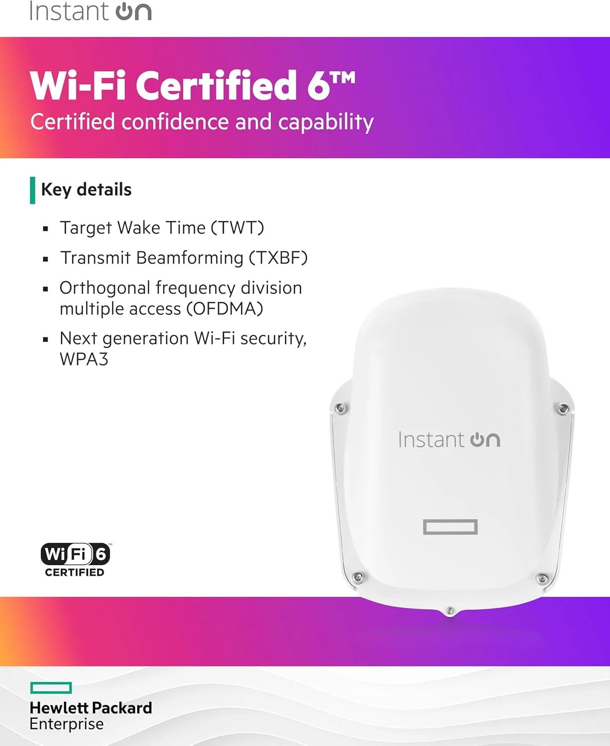Ponto de Acesso Wi-Fi 6 HPE Aruba Instant On AP27 Outdoor Dual Radio 2x2 - Imagem 5