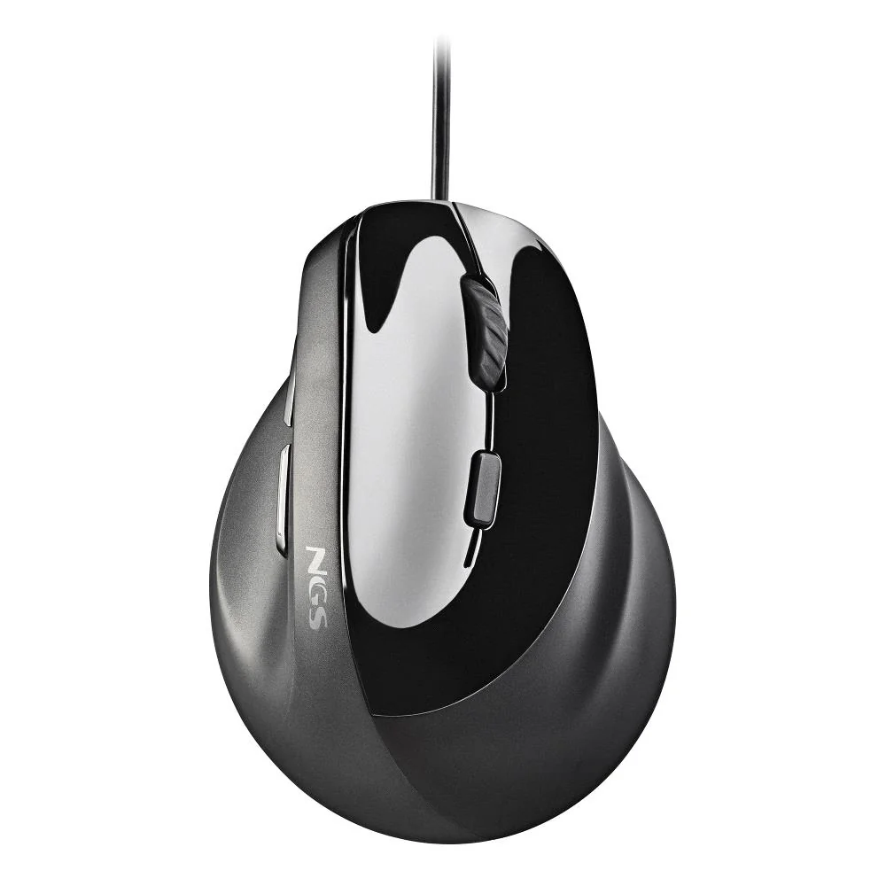 Rato Vertical Ergonomico NGS Samsara com Fios 3200 DPI Laser 5 Botoes Silencioso - Imagem 2