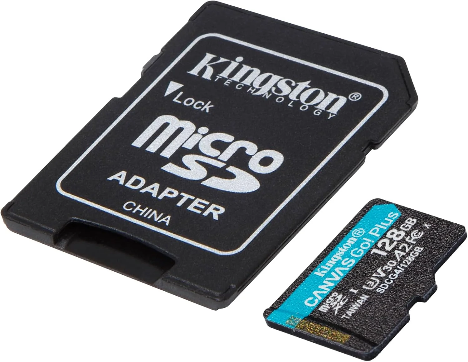 Cartão de memória microSDXC Kingston Canvas Go Plus Gen4 128GB 200MB/s A2 U3 V30 - Imagem 2