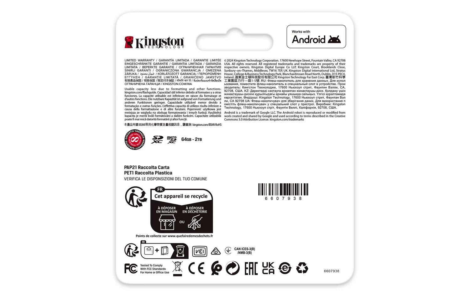 Cartão de memória microSD Kingston Canvas Go Plus 128GB UHS-I V30 A2 - Imagem 4