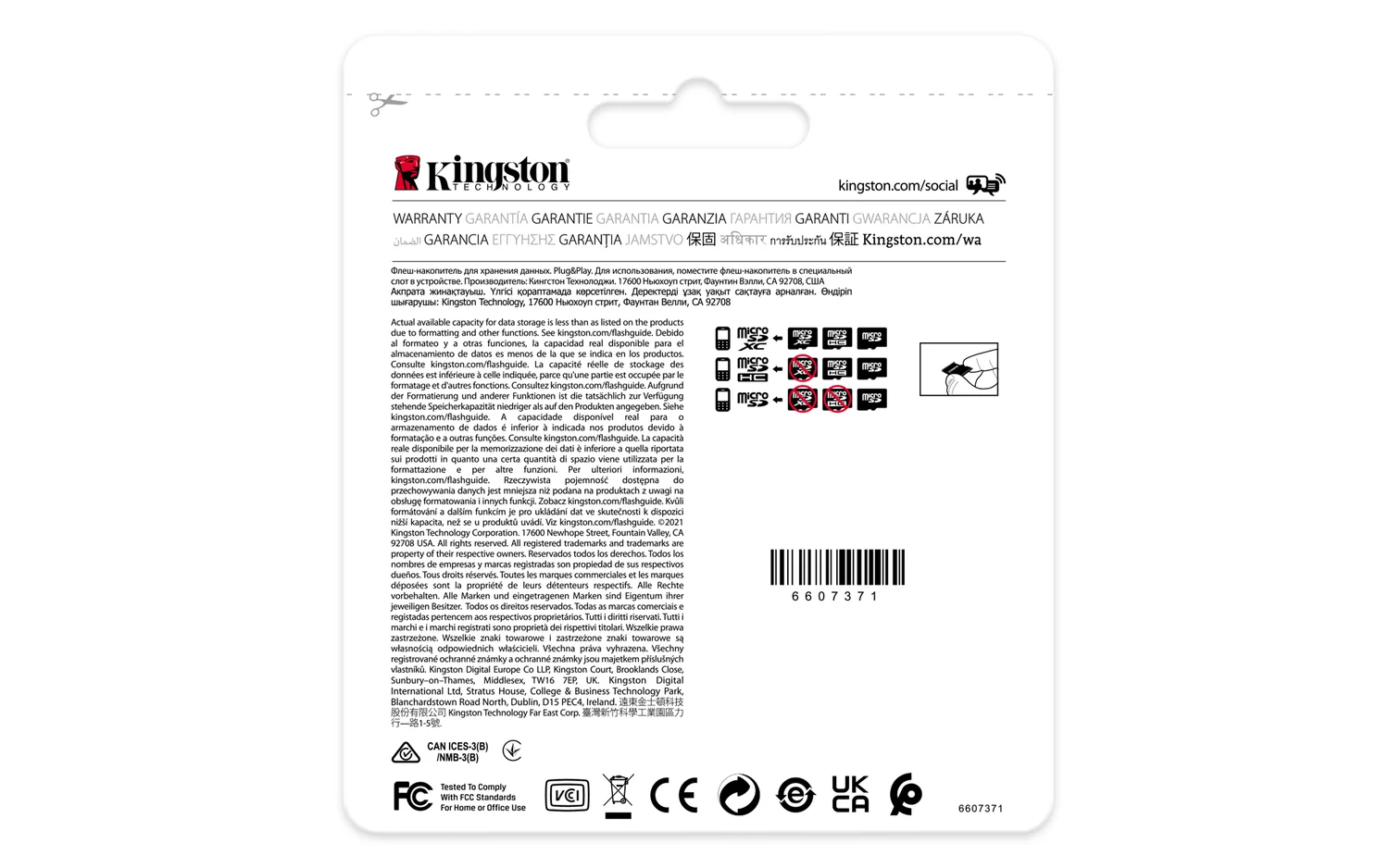 Cartão de memória microSDHC Kingston Industrial 8GB pSLC A1 com Adaptador SD - Imagem 6