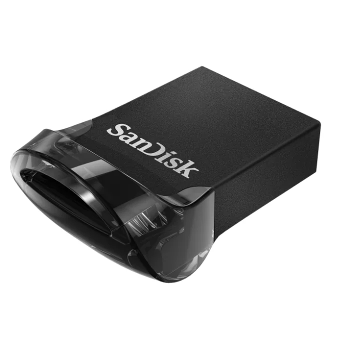 Pen USB SanDisk Ultra Fit 32GB USB 3.1 130MB/s ultra compacta preta - Imagem 1