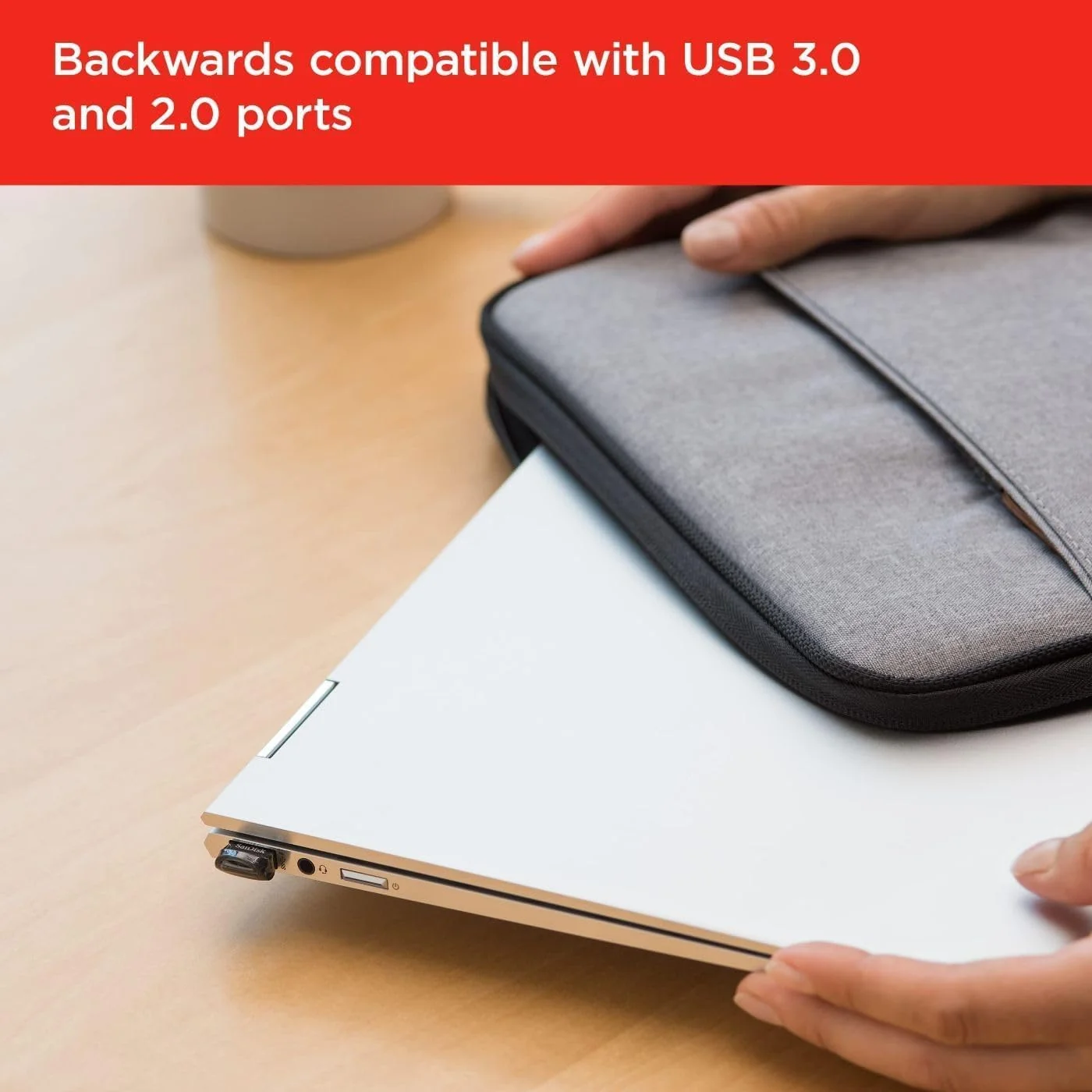 Pen USB SanDisk Ultra Fit 256GB USB 3.1 Nano Alta Capacidade - Imagem 3