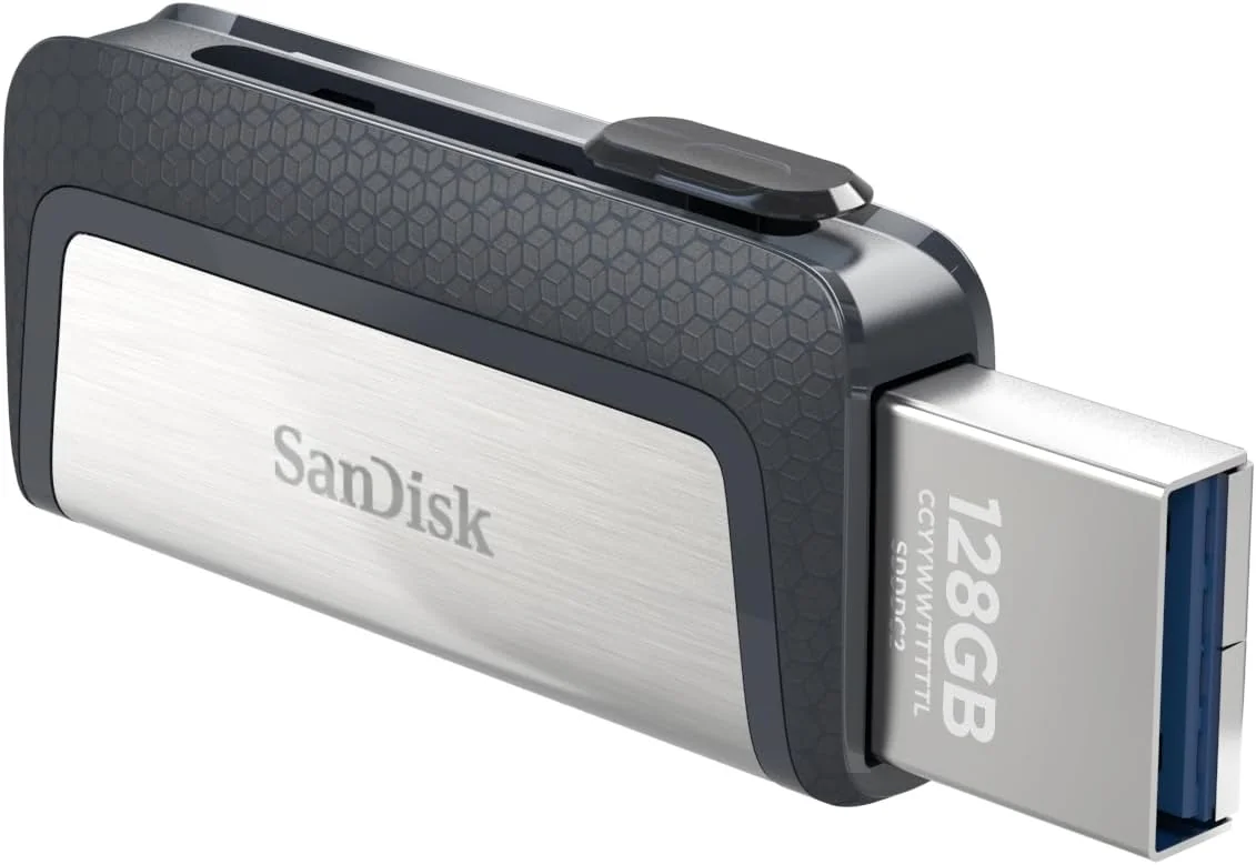Pen USB-C SanDisk Ultra Dual Drive 128GB USB Type-C Flash Drive Compatível Smartphone Android Tablet - Imagem 2