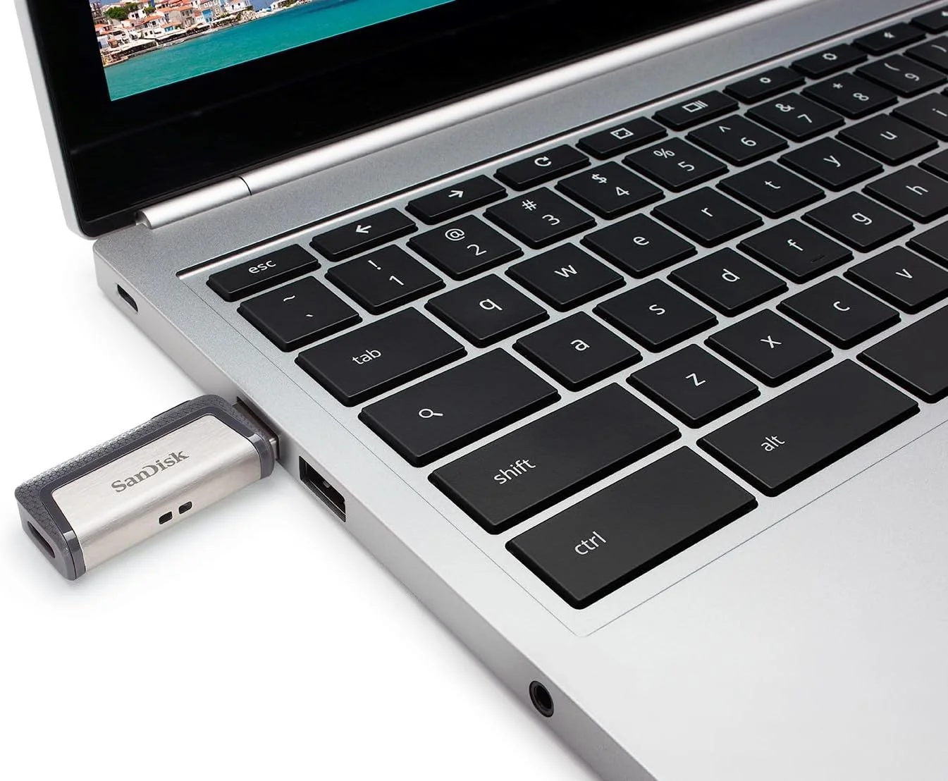 Pen USB-C SanDisk Ultra Dual Drive 128GB USB Type-C Flash Drive Compatível Smartphone Android Tablet - Imagem 7
