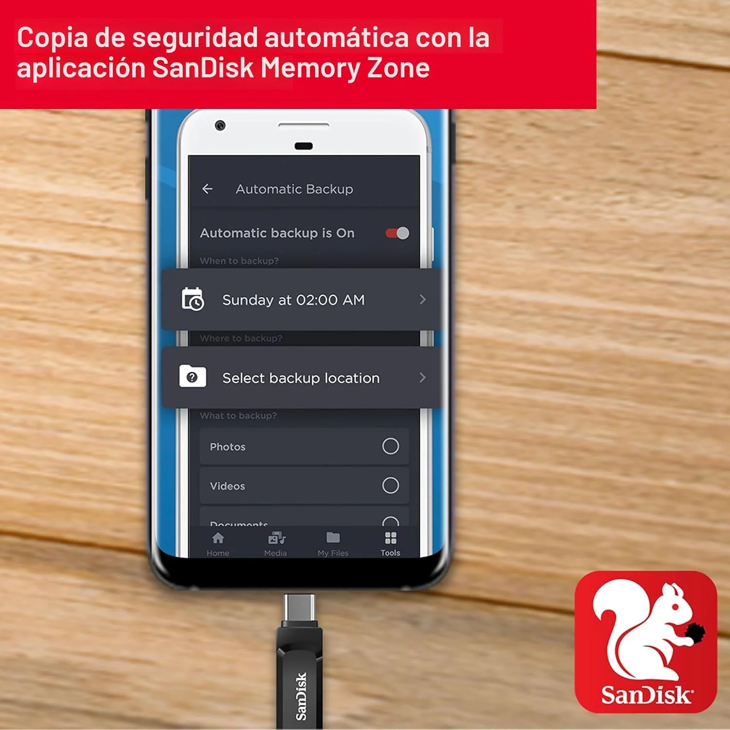 Pen USB-C SanDisk Ultra Dual Drive Go 64GB USB Type-C Type-A Smartphone Tablet PC Backup - Imagem 5