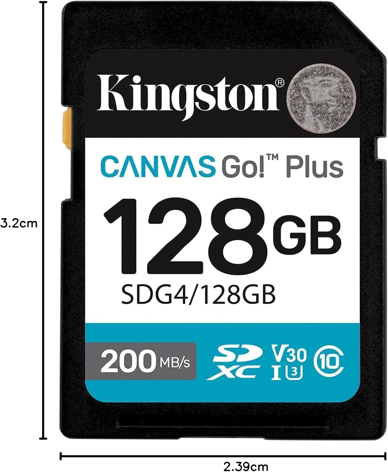 Cartão de Memória SDXC Kingston Canvas Go Plus Gen4 128GB 200MB/s UHS-I U3 V30 - Imagem 7