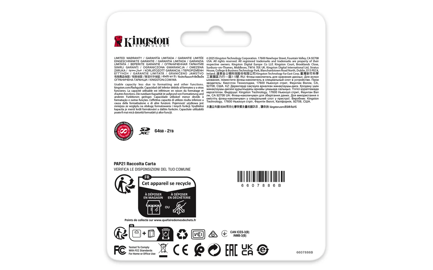 Cartão de Memória SDXC Kingston Canvas React Plus 128GB UHS-II U3 V60 280MB/s Leitura e 100MB/s Escrita - Imagem 4