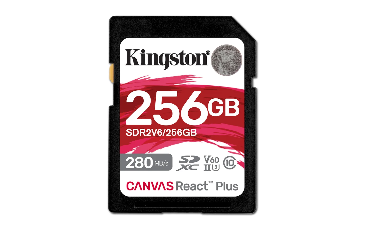 Cartão de memória Kingston Canvas React Plus SDXC 256GB UHS-II V60