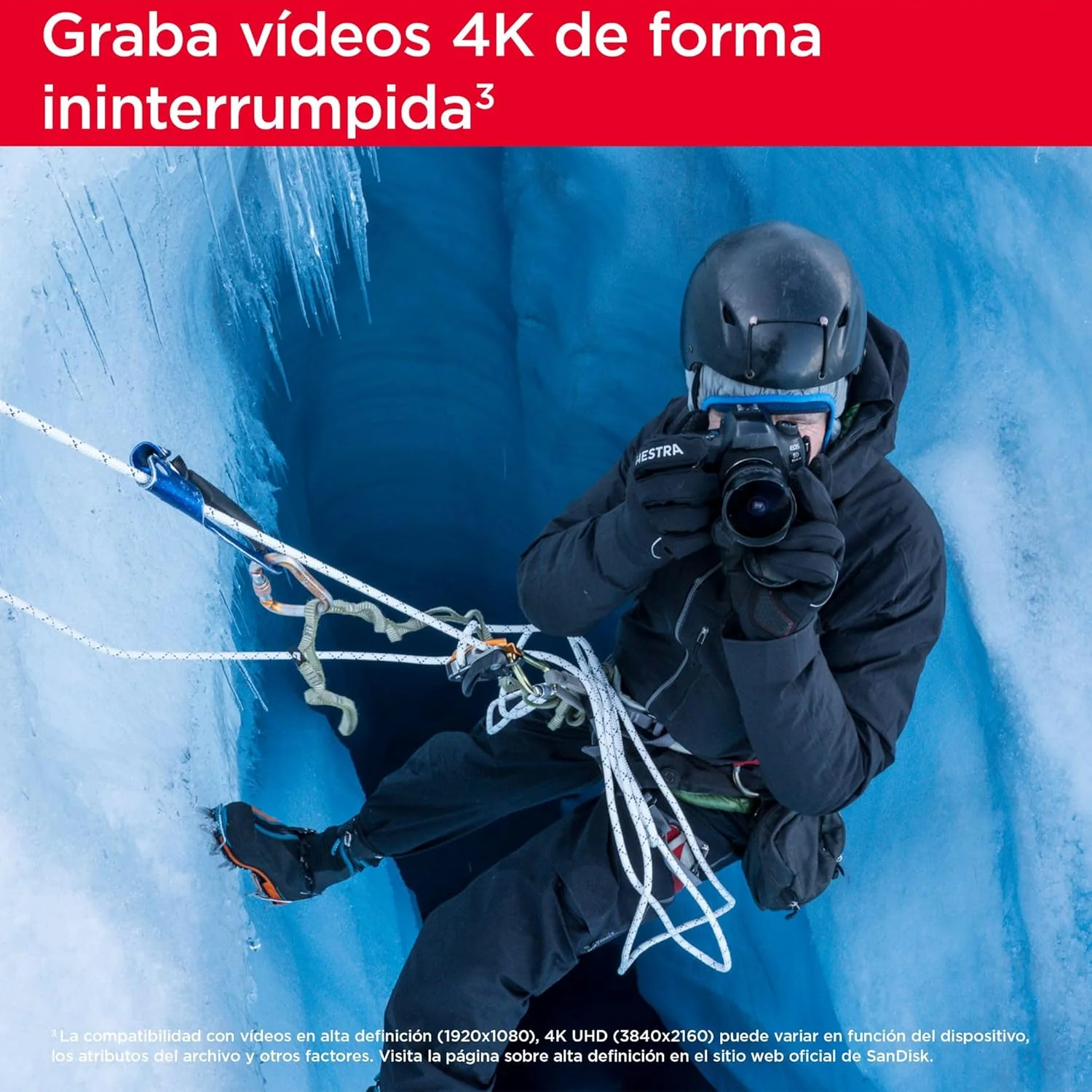 Cartão de Memória SanDisk Extreme PRO SDXC 128GB até 200MB/s UHS-I U3 V30 - Imagem 4