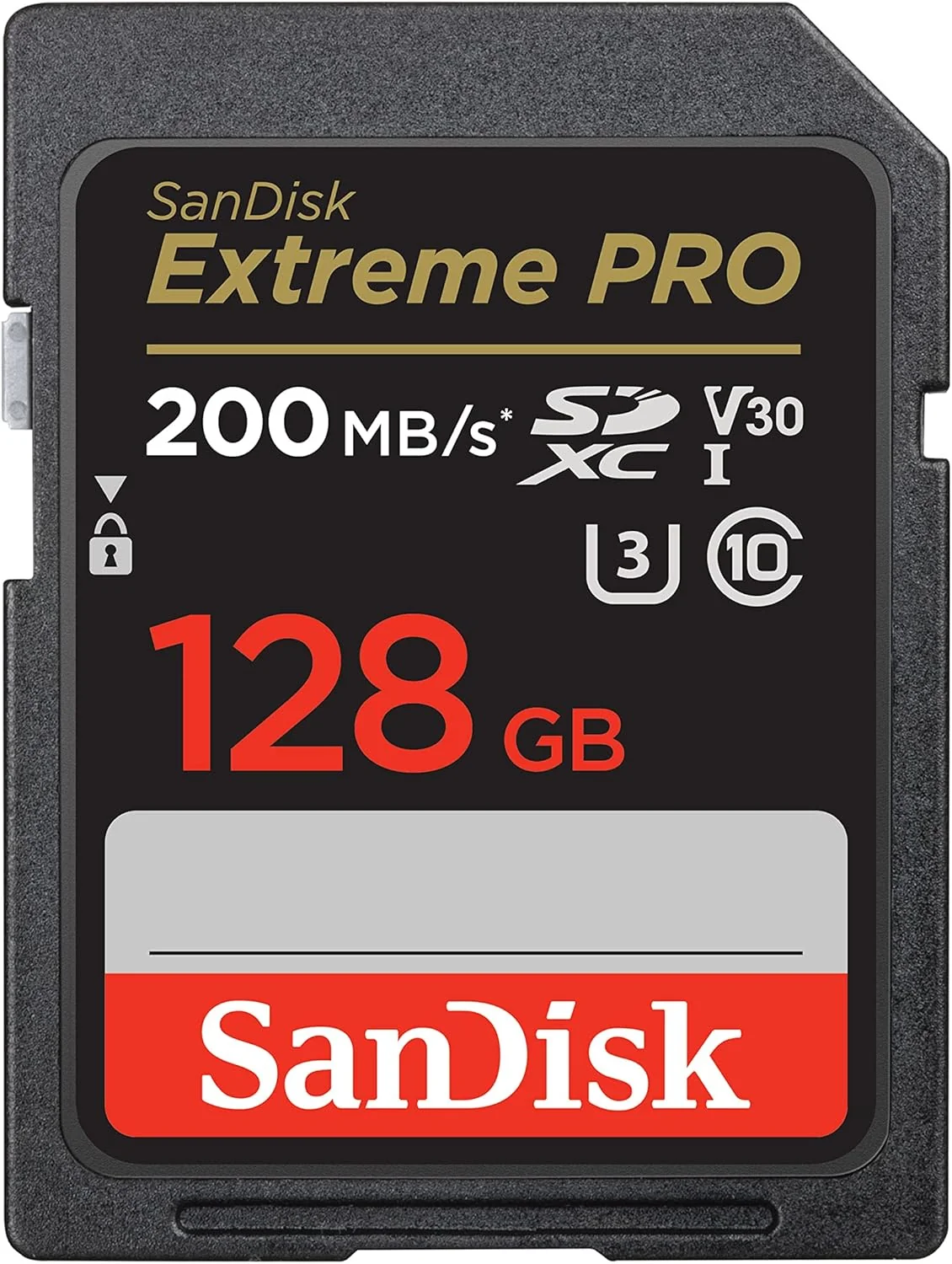Cartão de Memória SanDisk Extreme PRO SDXC 128GB até 200MB/s UHS-I U3 V30 - Imagem 1
