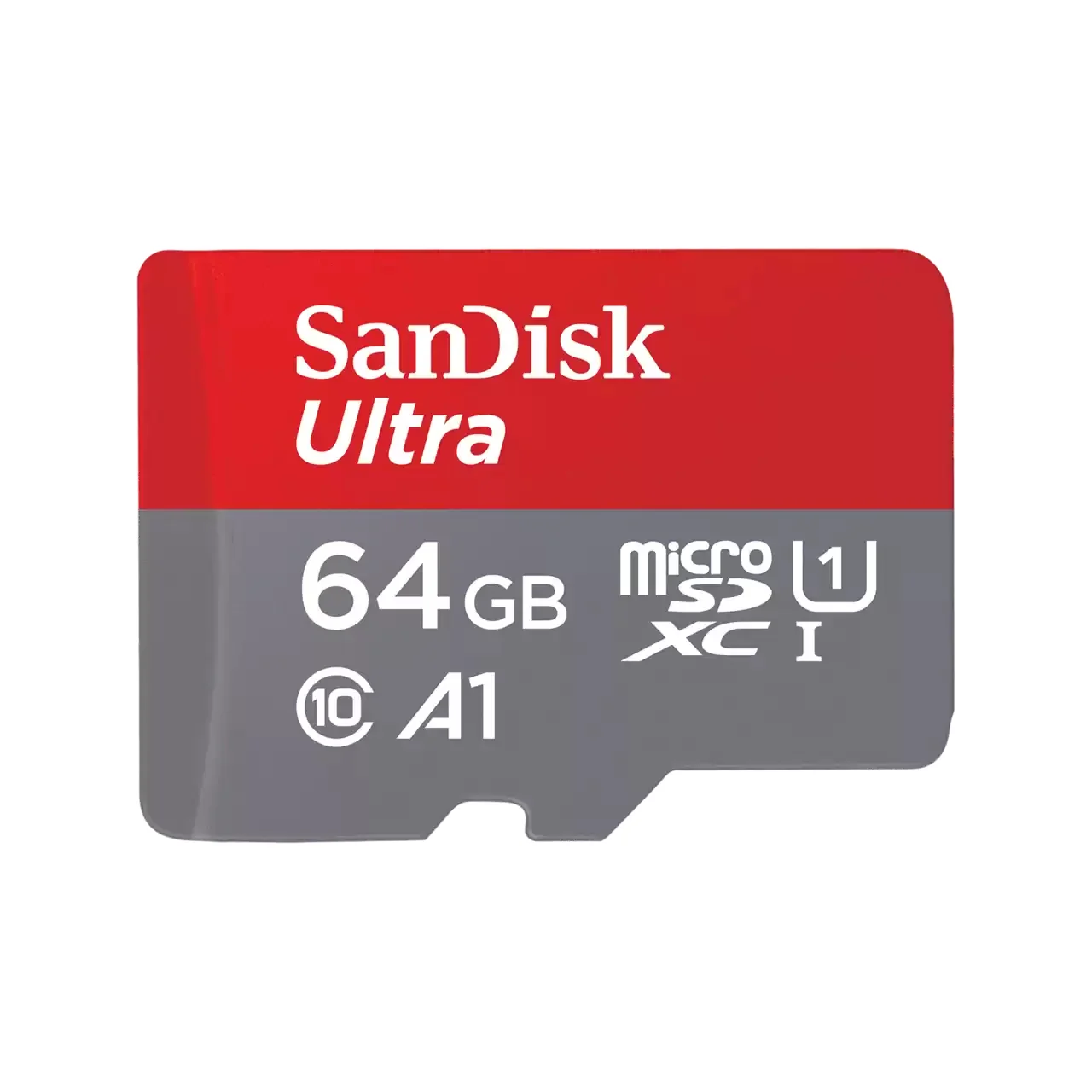 Cartão de memória microSDXC 64GB SanDisk Ultra A1 Class 10 com adaptador SD - Imagem 1
