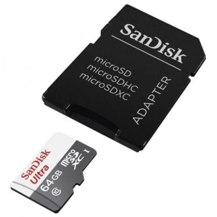 Cartão de Memória SanDisk Ultra microSDXC 64GB 100MB/s Class 10 UHS-I + Adaptador SD - Imagem 3