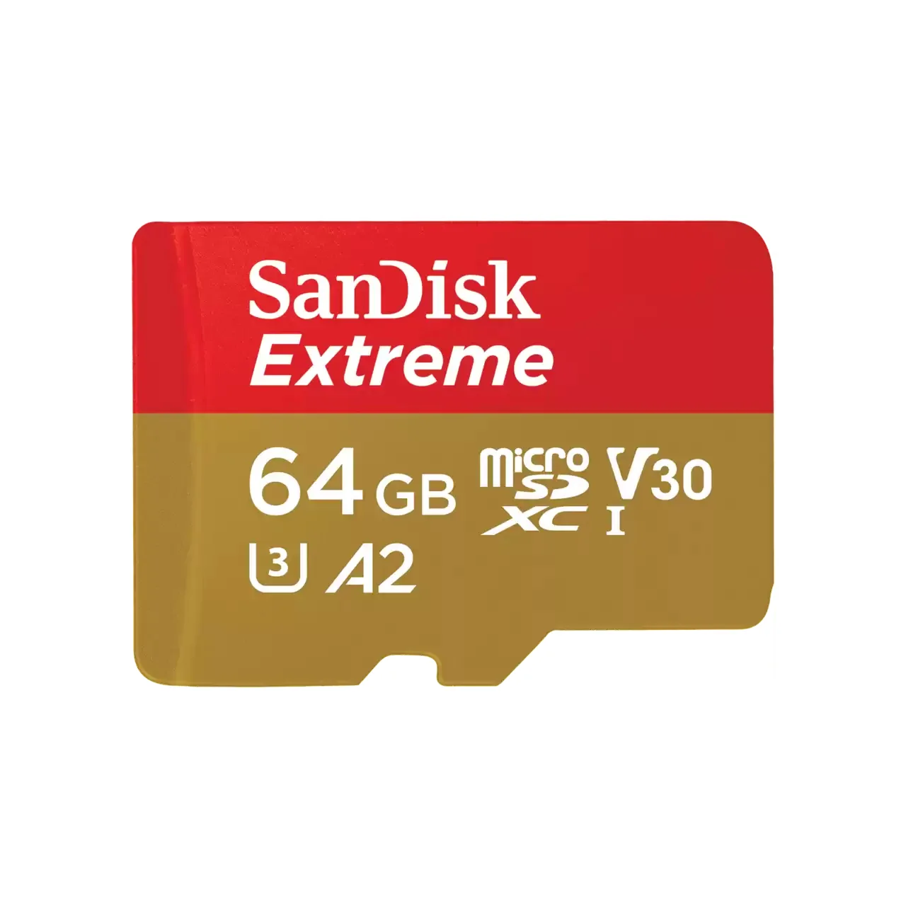 Cartão de memória microSDXC 64GB SanDisk Extreme A2 V30 U3 170MB/s com adaptador - Imagem 1
