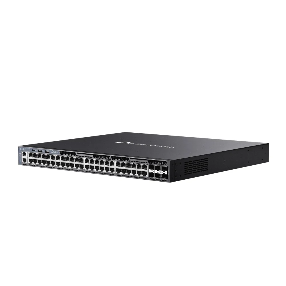 Switch Gerido TP-Link Omada SG6654X 48 Portas Gigabit Stackable L3 com 6 SFP+ 10G - Imagem 2