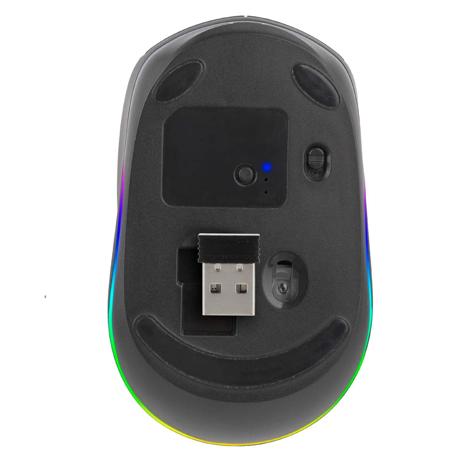 Rato Sem Fios Gaming NGS SMOG-RB 2400 DPI RGB Recarregavel USB-C Bluetooth 5.0 - Imagem 6