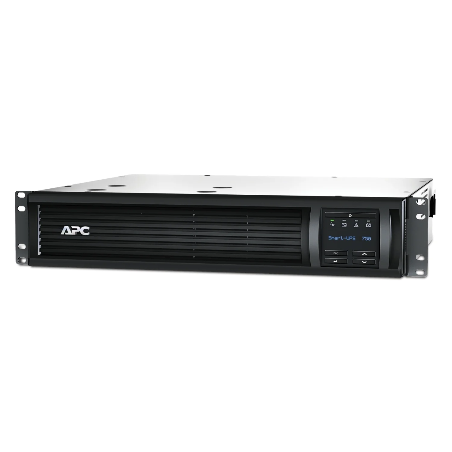 UPS Linha Interativa Rack 2U 750VA 500W APC Smart-UPS 230V Network Card LCD 4x C13 - Imagem 1