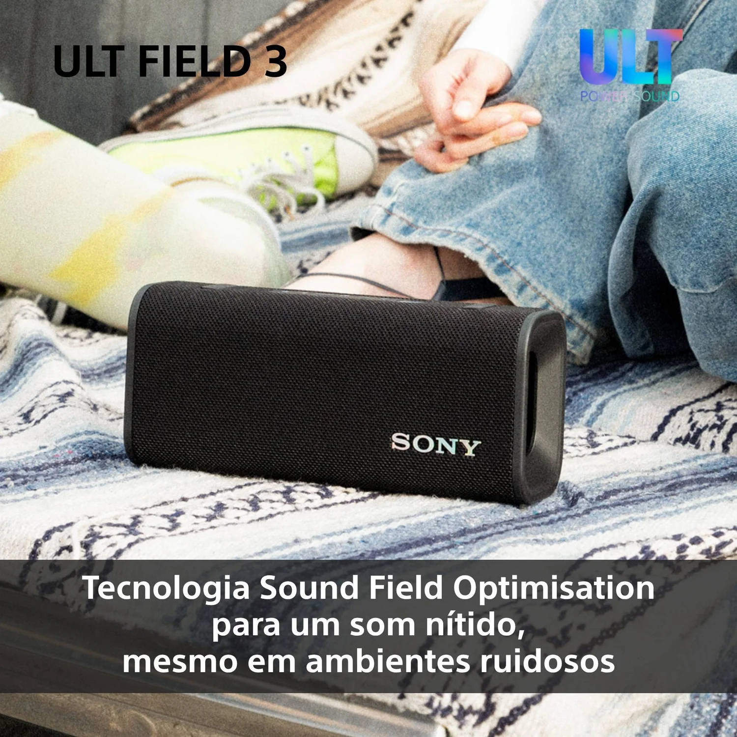 Coluna Portátil Sony SRS-ULT3000 2150W Party Sound 360° 3 Woofers 280mm Moldura LED XLR USB-C - Imagem 8