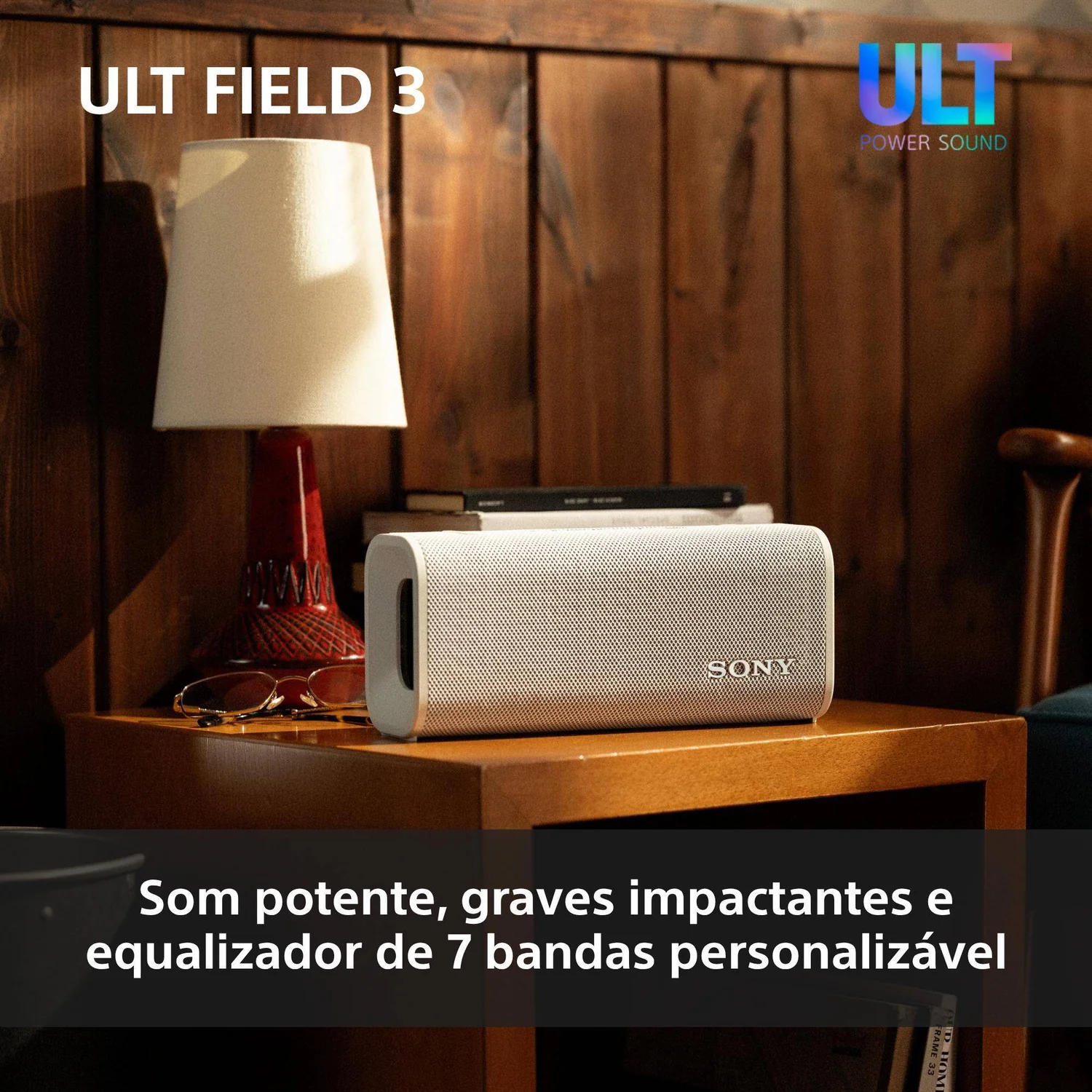 Coluna Portátil Sony SRS-ULT3000 2150W Party Sound 360° 3 Woofers 280mm Moldura LED XLR USB-C - Imagem 3