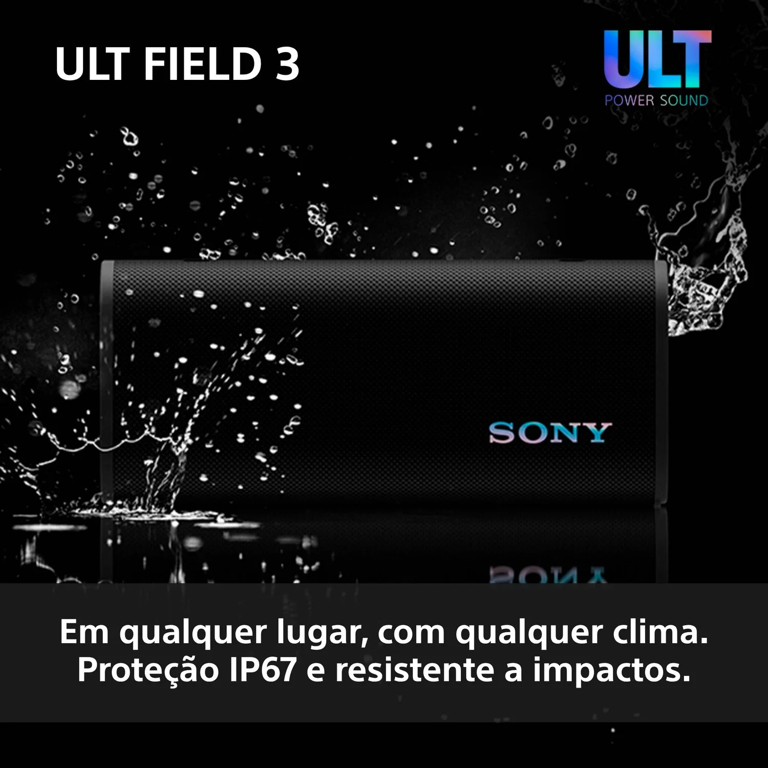 Coluna Portátil Sony SRS-ULT3000 2150W Party Sound 360° 3 Woofers 280mm Moldura LED XLR USB-C - Imagem 7