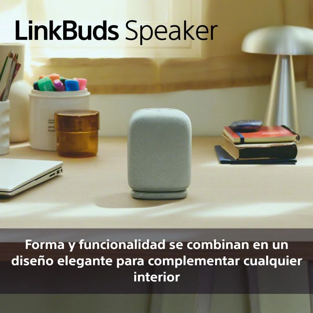 Coluna Portátil Sony LinkBuds SRS-LS1 Bluetooth Sem Fios Compacta Preto - Imagem 3