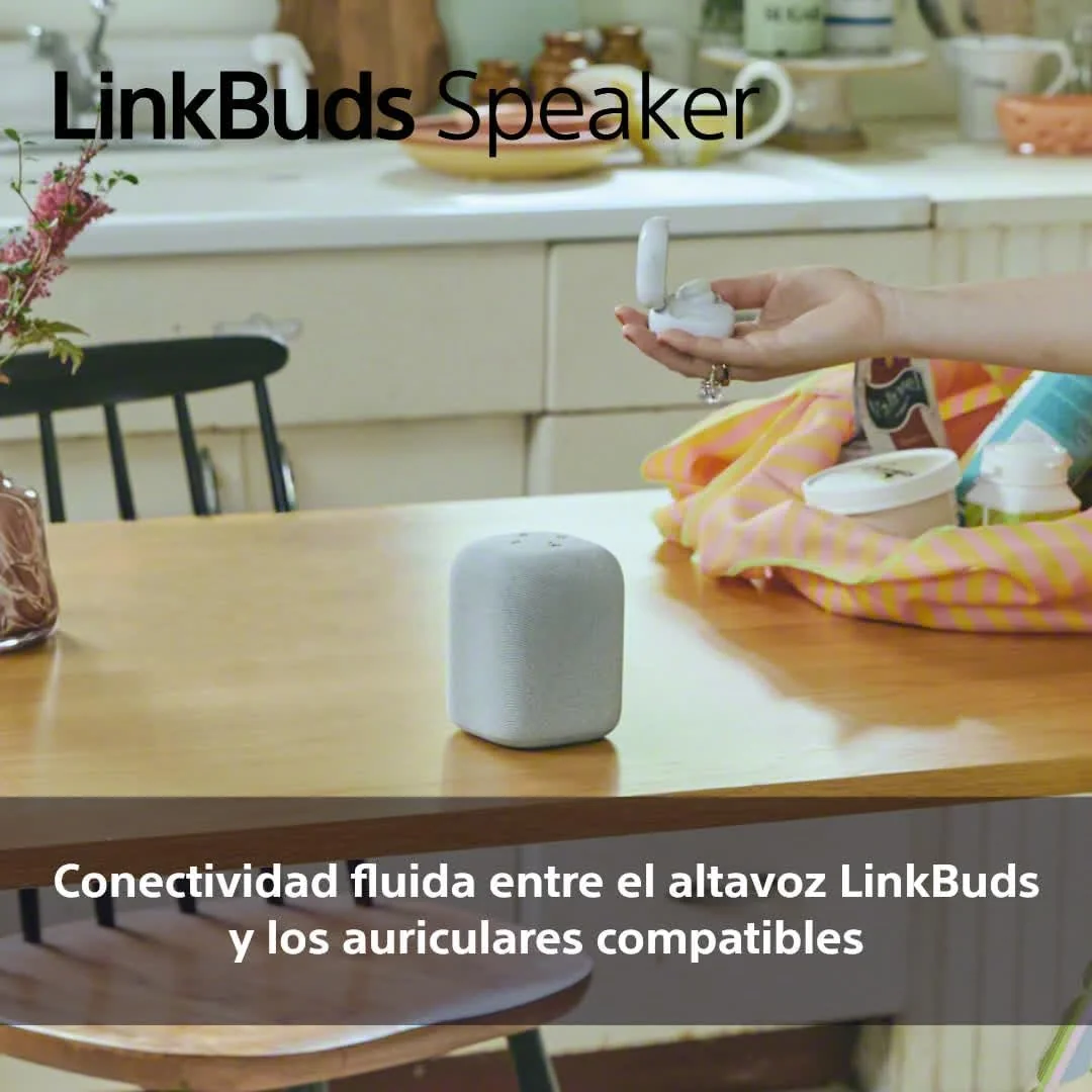 Coluna Portátil Sony LinkBuds SRS-LS1 Bluetooth Sem Fios Compacta Preto - Imagem 6