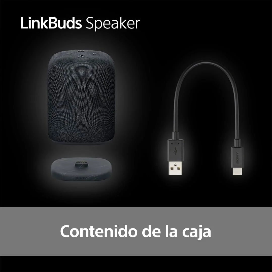 Coluna Portátil Sony LinkBuds SRS-LS1 Bluetooth Sem Fios Compacta Preto - Imagem 10