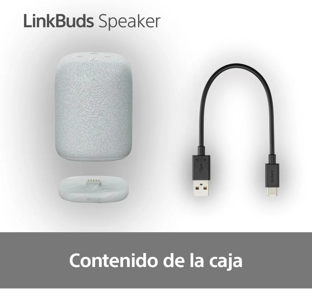 Coluna Bluetooth Portátil Sony LinkBuds SRS-LS1 Sem Fios, Prateado - Imagem 10