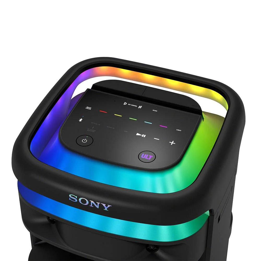 Coluna Sony SRS-ULT1000 HPA Graves Profundos 2 Modos ULT Iluminação 360 Multiponto Microfone Preto - Imagem 14