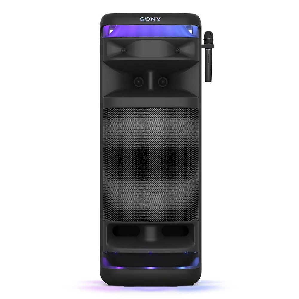 Coluna Sony SRS-ULT1000 HPA Graves Profundos 2 Modos ULT Iluminação 360 Multiponto Microfone Preto - Imagem 1