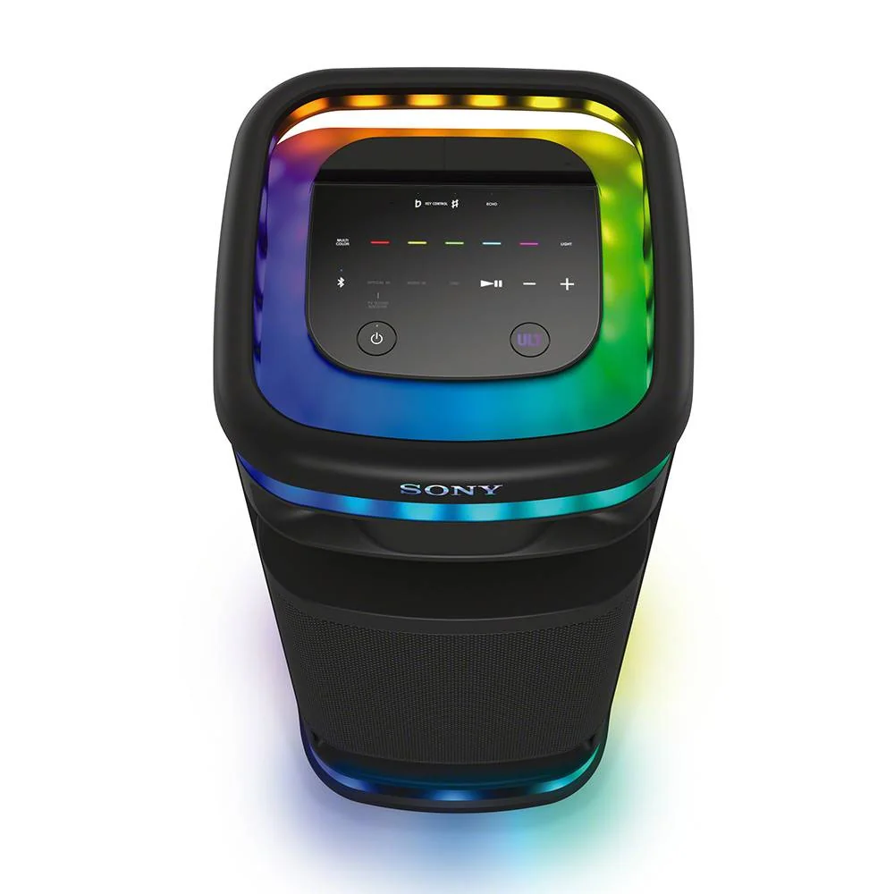 Coluna Sony SRS-ULT1000 HPA Graves Profundos 2 Modos ULT Iluminação 360 Multiponto Microfone Preto - Imagem 18